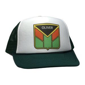 Vintage Oliver Tractors Trucker Hat Mesh Hat Snap Back Cap Black